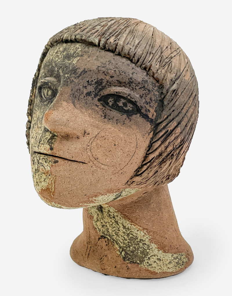 Reina Herrera (attributed) - Ceramic Portrait of a Woman