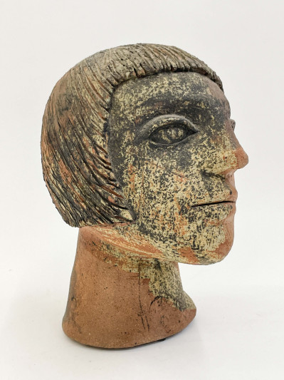 Reina Herrera (attributed) - Ceramic Portrait of a Woman