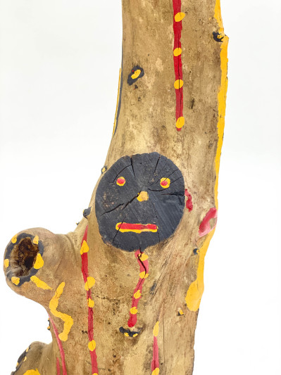Unknown Artist - Untitled (Painted Tree Limb)