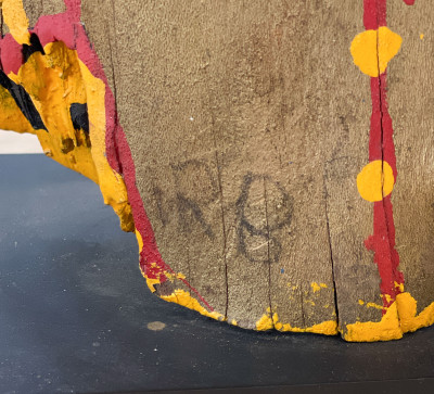 Unknown Artist - Untitled (Painted Tree Limb)
