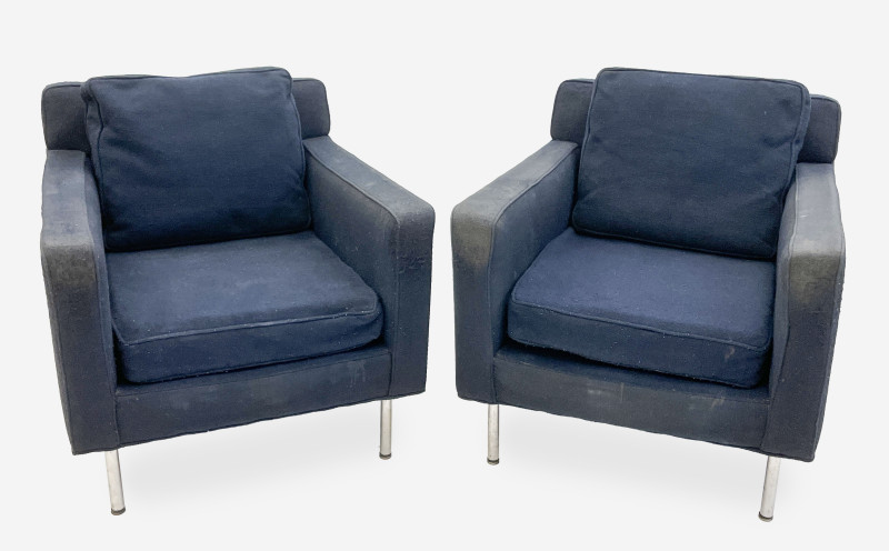Edward Wormley Lounge chairs for Dunbar