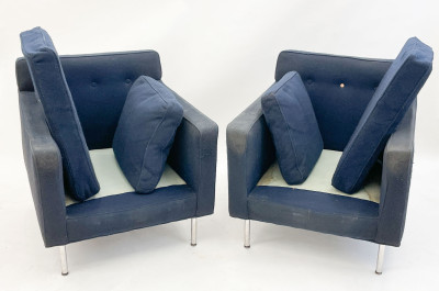 Edward Wormley Lounge chairs for Dunbar