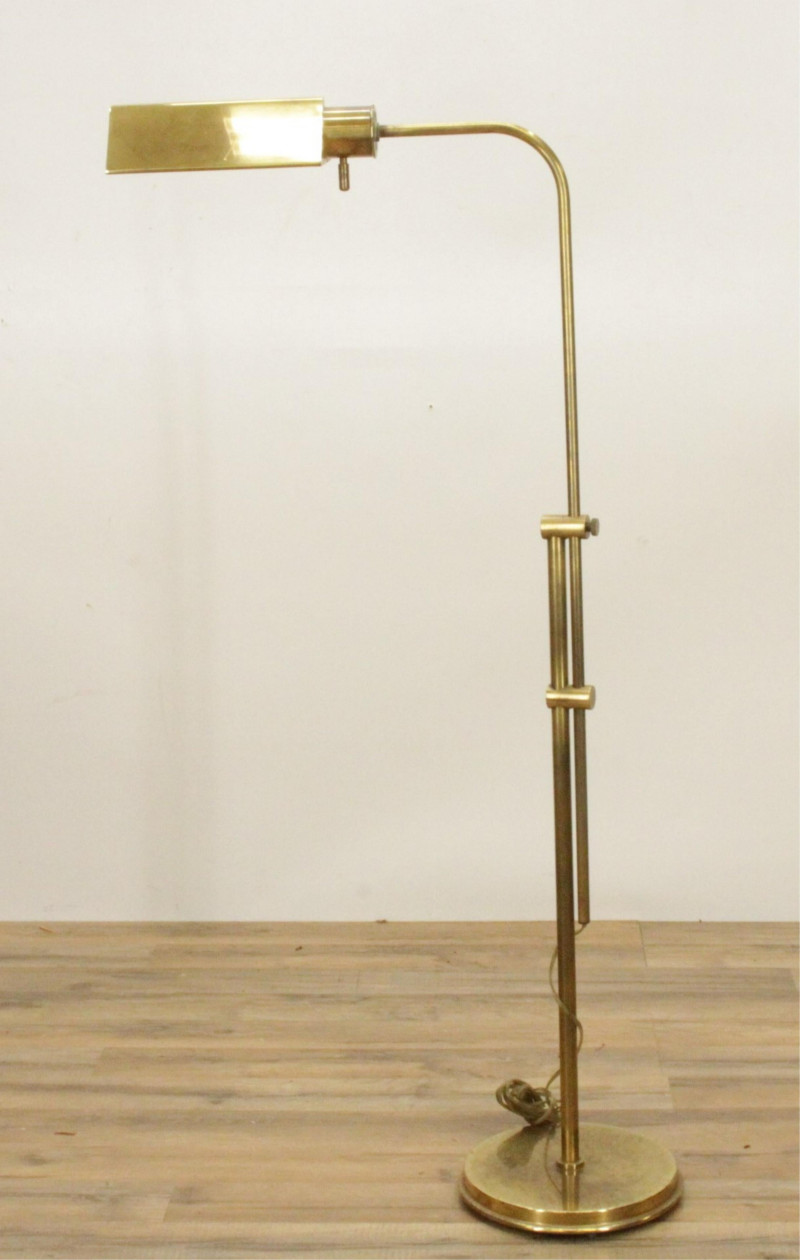 Koch &amp; Lowey Style Brass Adjustable Lamp