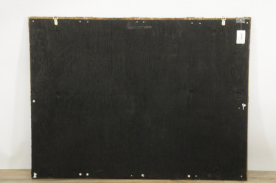 Chinese Paint Decorated 4 Panel Screen