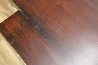 George III Mahogany Inlaid Bow Front Sideboard