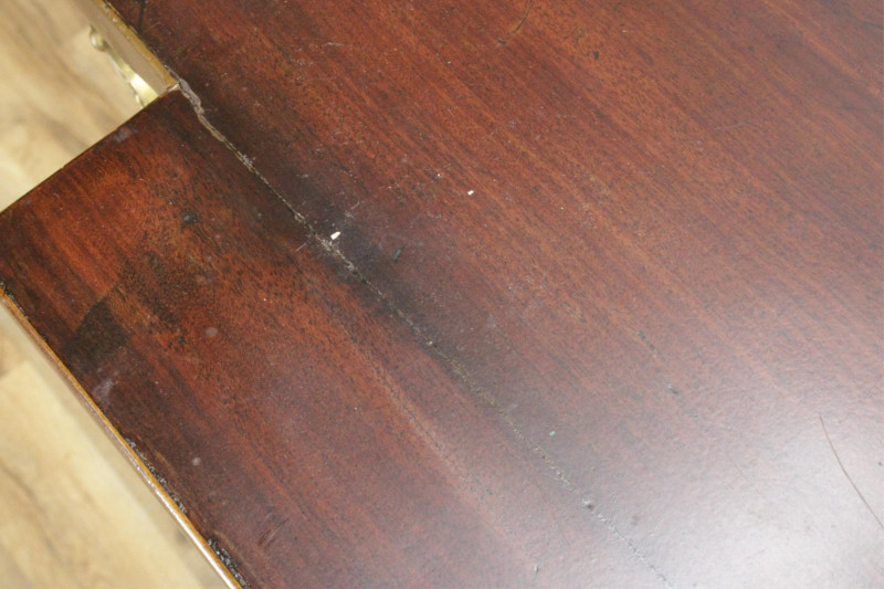 George III Mahogany Inlaid Bow Front Sideboard