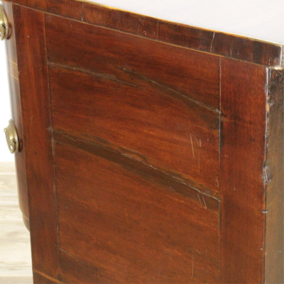 George III Mahogany Inlaid Bow Front Sideboard
