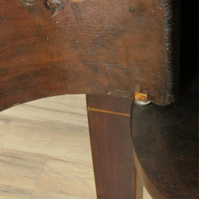 George III Mahogany Inlaid Bow Front Sideboard