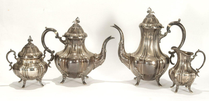 Reed &amp; Barton Bradford Sterling Coffee Tea Service