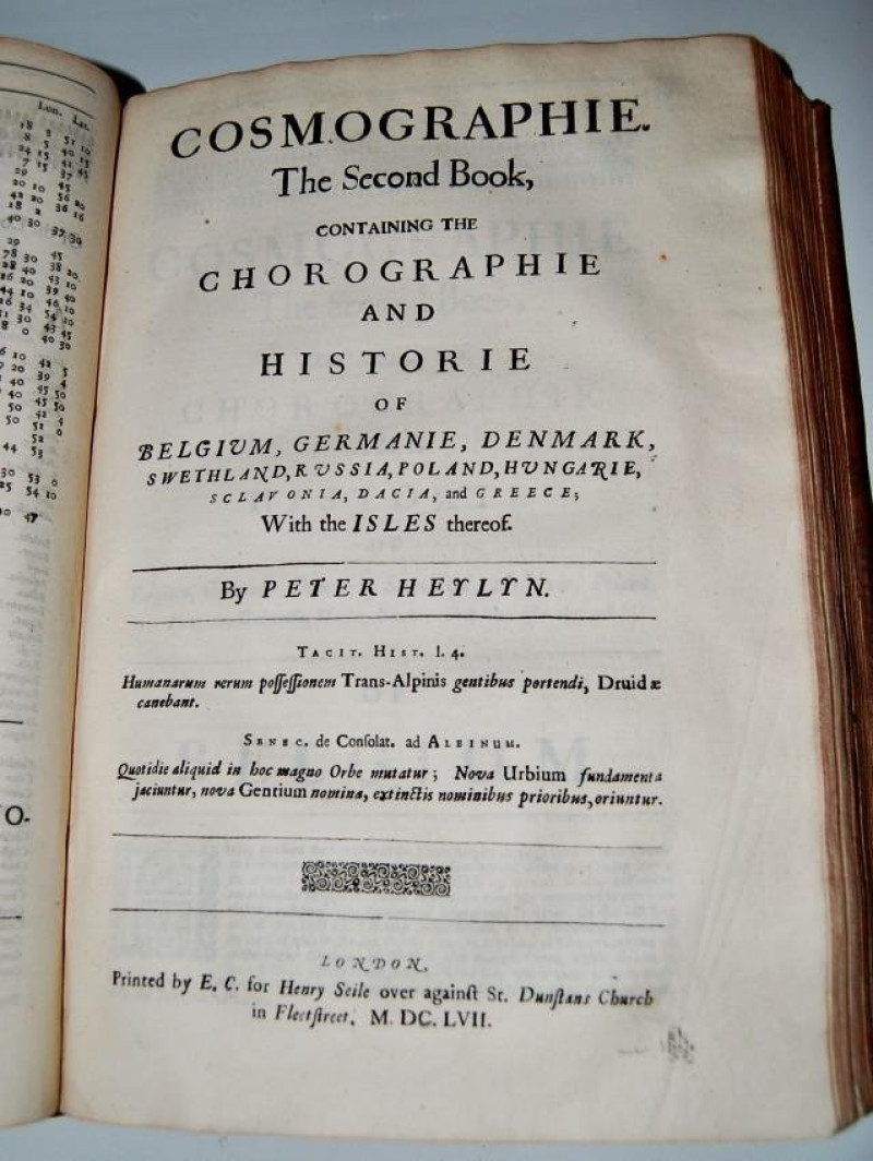 P HEYLYN Chorographie &amp; Historie of the World. 2nd 1657
