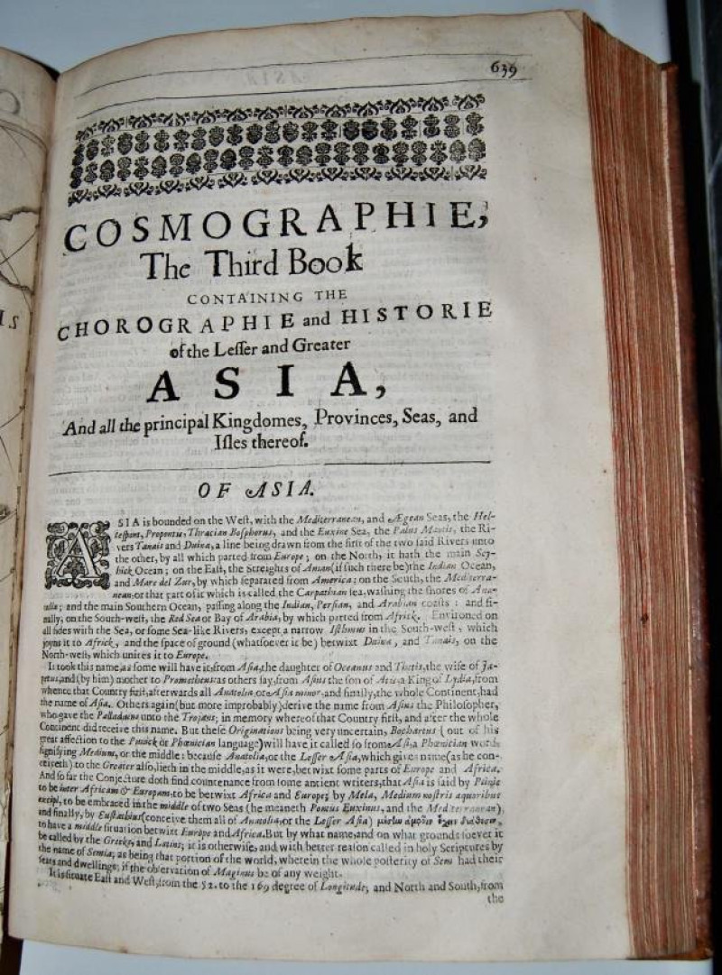 P HEYLYN Chorographie &amp; Historie of the World. 2nd 1657