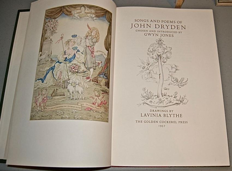 John DRYDEN. Songs and Poems GCP ltd ed. 1957