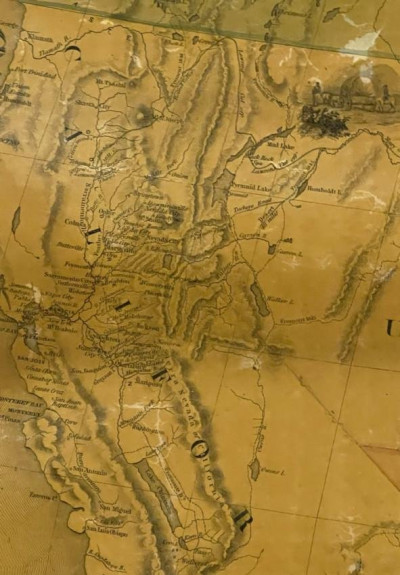 [WALL MAP]. Colton&apos;s map of the U.S.A . NY: 1853