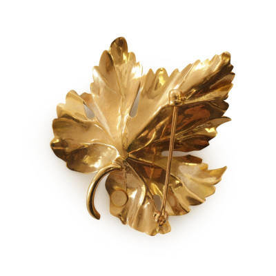 Tiffany &amp; Co Maple Leaf Brooch