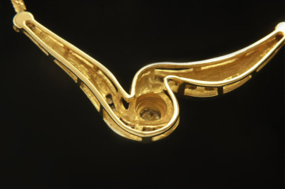 Art Nouveau Style Diamond Necklace