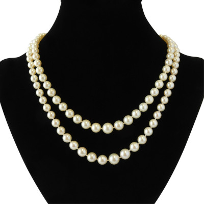 1 ct Diamond and Pearl Necklace