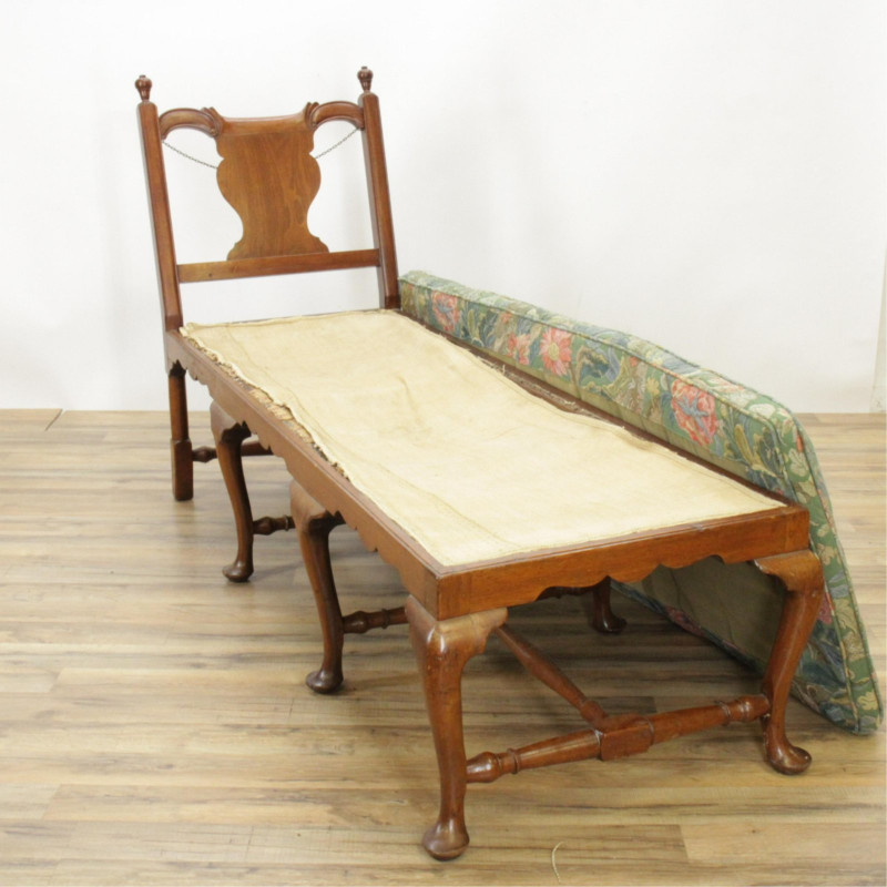 Queen Anne American Walnut Daybed