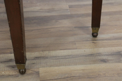 Empire Style Brass Mounted Mahogany End Table