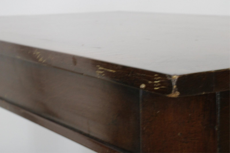 Empire Style Brass Mounted Mahogany End Table