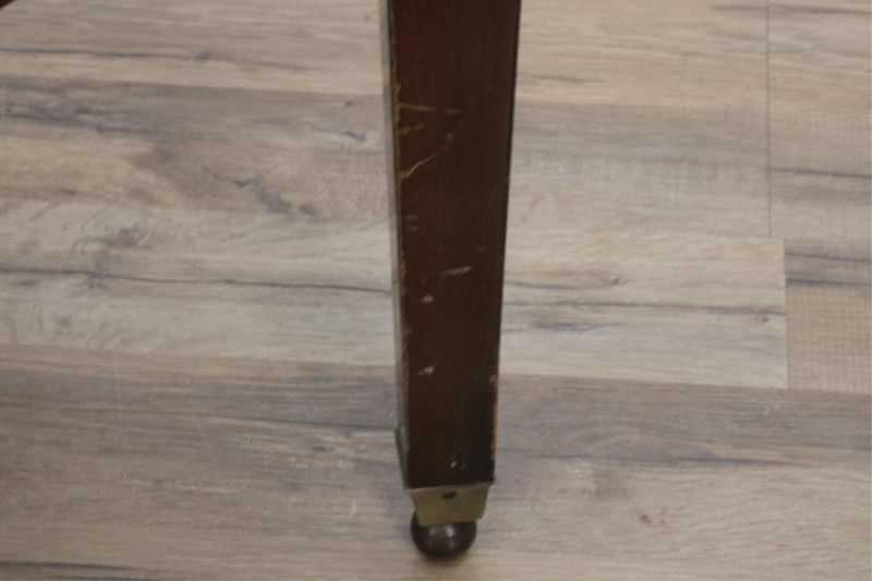 Empire Style Brass Mounted Mahogany End Table
