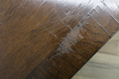 Empire Style Brass Mounted Mahogany End Table