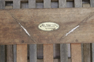All Things Cedar Folding Deck Chair