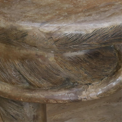 African Hardwood Elephant Throne Chair