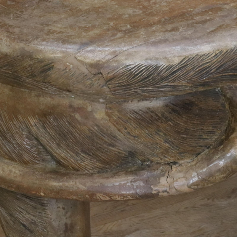 African Hardwood Elephant Throne Chair