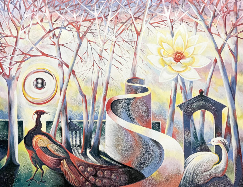 Lowell Nesbitt - Mr. Jefferson&apos;s Garden