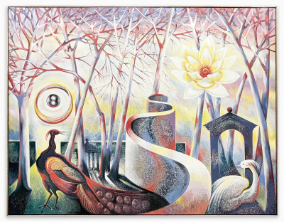 Lowell Nesbitt - Mr. Jefferson&apos;s Garden