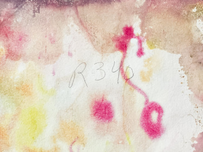 William Ronald - Untitled (purple abstract)