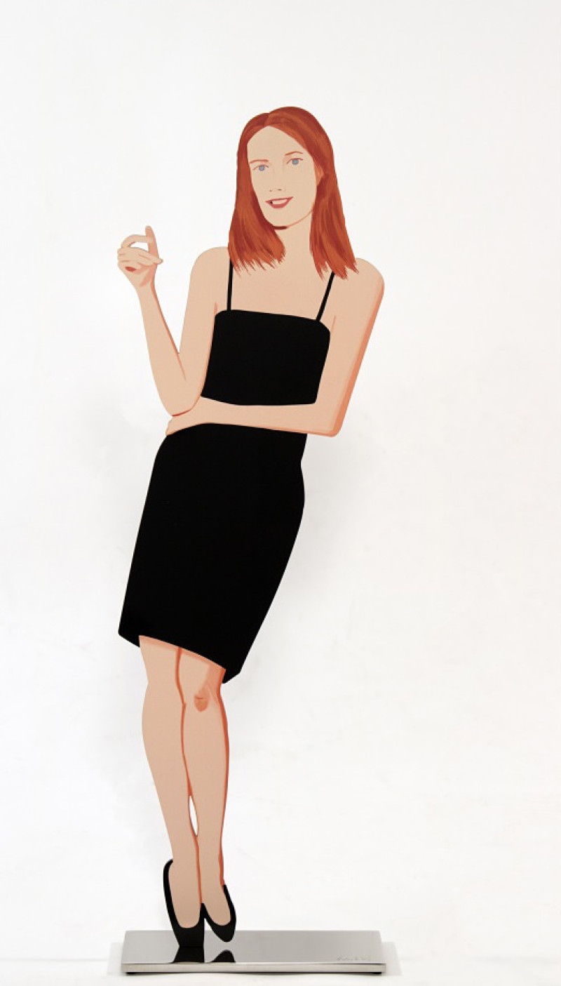 Alex Katz - Black Dress 4 (Sharon)