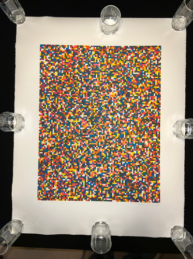 Tauba Auerbach - A Half Times a Half Times a Half (Coarse)