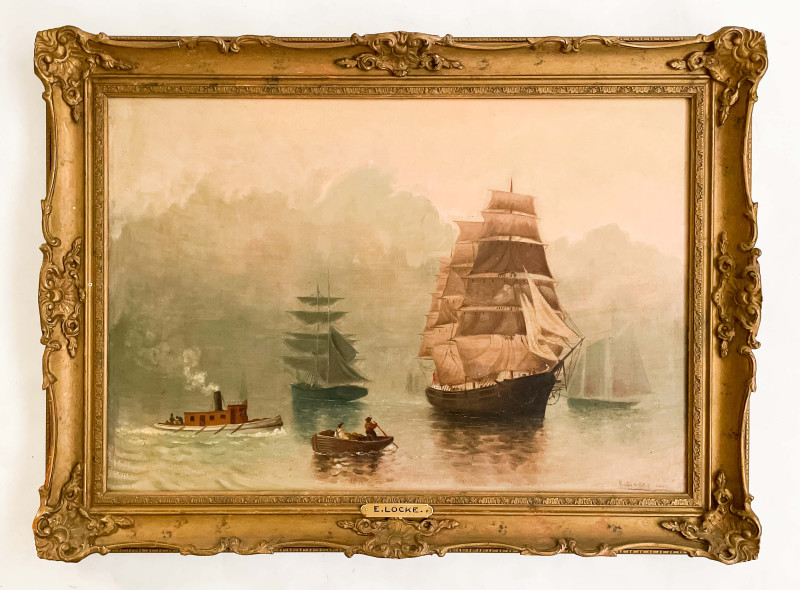 Edwin Locke - Untitled (Ships in Calm Water)