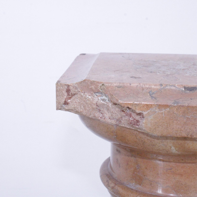 Neo-Classical Style Mixed Marble Pedestal