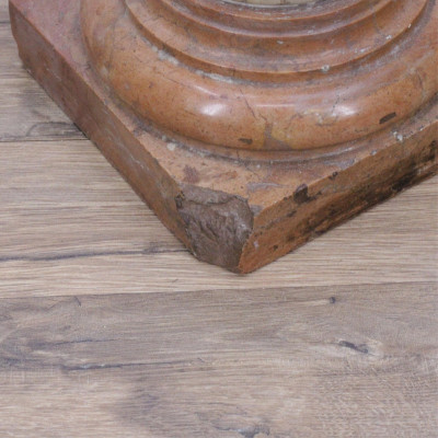 Neo-Classical Style Mixed Marble Pedestal