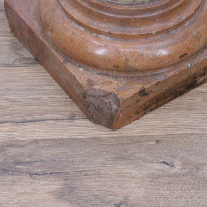 Neo-Classical Style Mixed Marble Pedestal