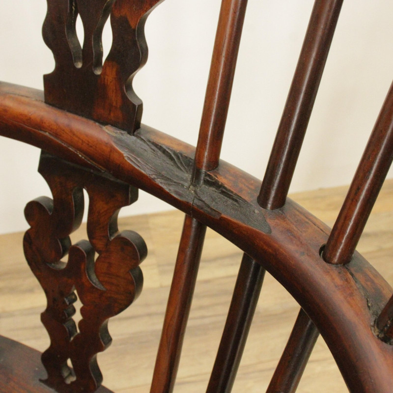 Early 19th C. Windsor Arm Chairs