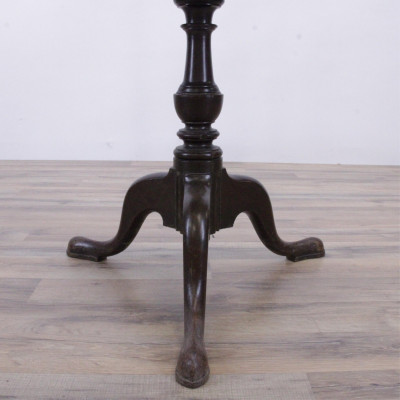 George II Mahogany Wine Table- Oak Pie Stand