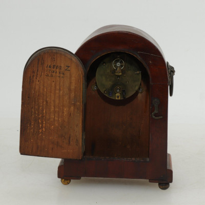Regency Clock, Tea Caddy, Treen Box &amp; Bucket