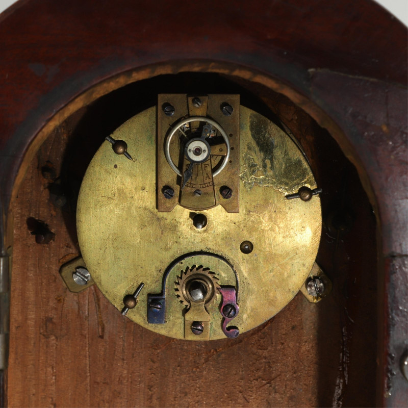 Regency Clock, Tea Caddy, Treen Box &amp; Bucket
