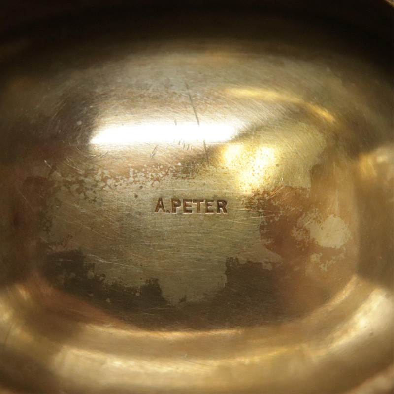 Four A. Peter .950 Silver Open Salts