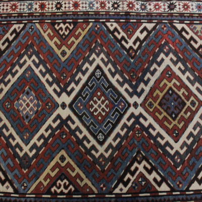 Antique Caucasian Karabakh Carpet 3-10 x 6-9