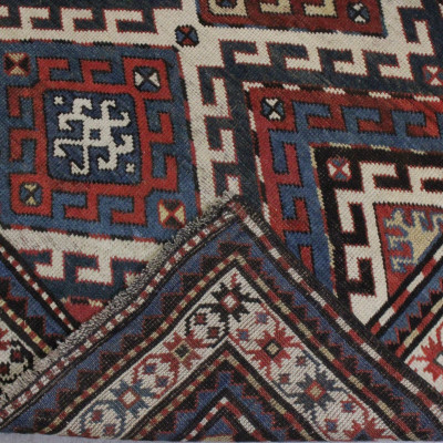 Antique Caucasian Karabakh Carpet 3-10 x 6-9
