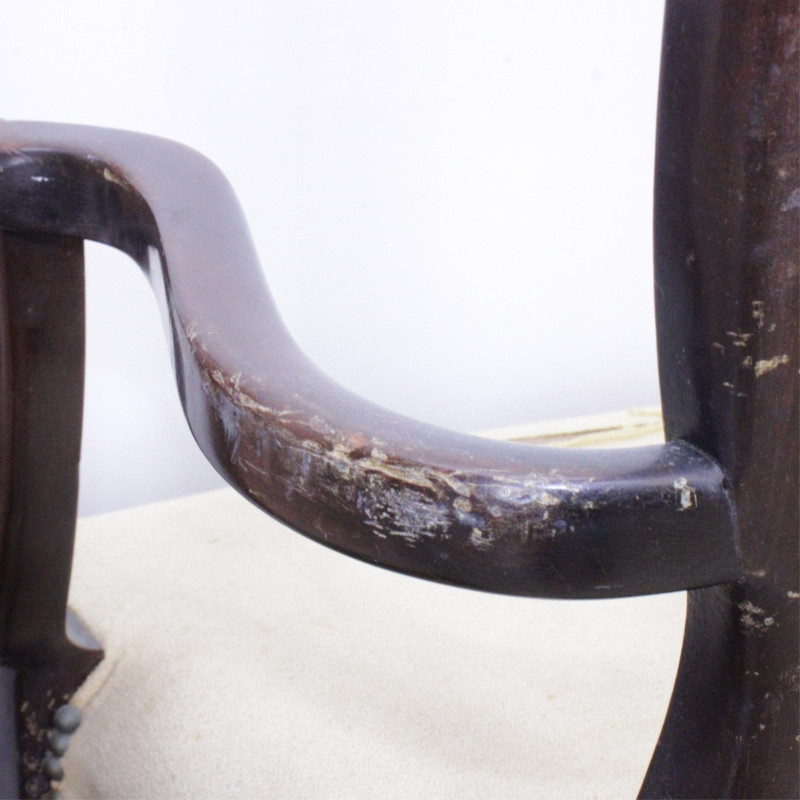 Pair George III Style Shieldback Armchairs