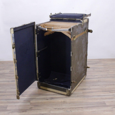 Hartmann Turn Table Steamer Trunk Wardrobe
