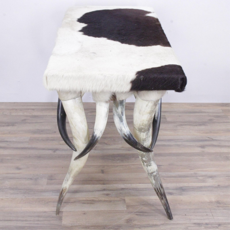 Wenzel Friedrich Style Horn &amp; Cow Hide Console