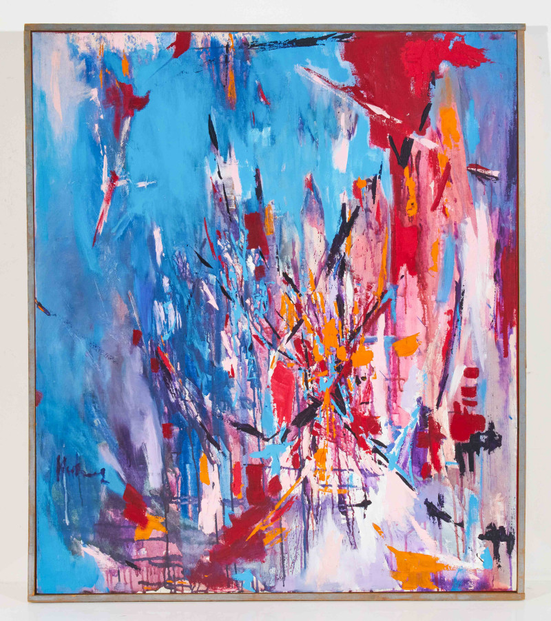 Gene Hutner - Untitled (Abstract Composition)