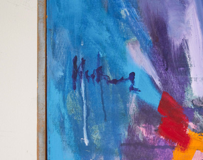 Gene Hutner - Untitled (Abstract Composition)