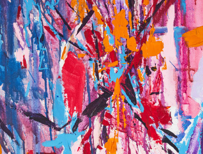 Gene Hutner - Untitled (Abstract Composition)